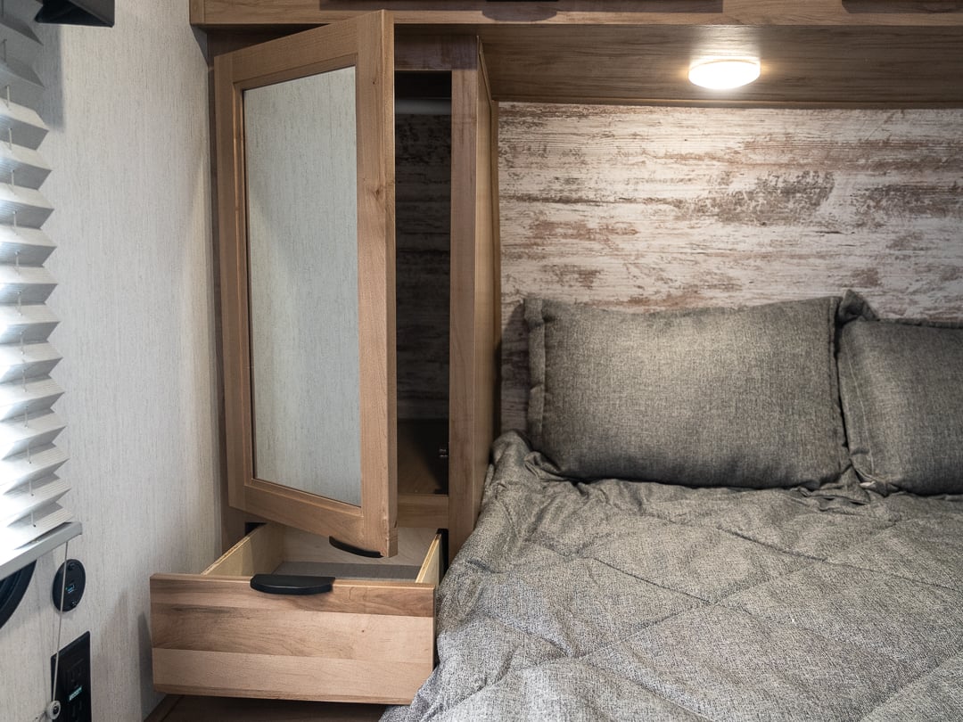 Bedside Closet Storage