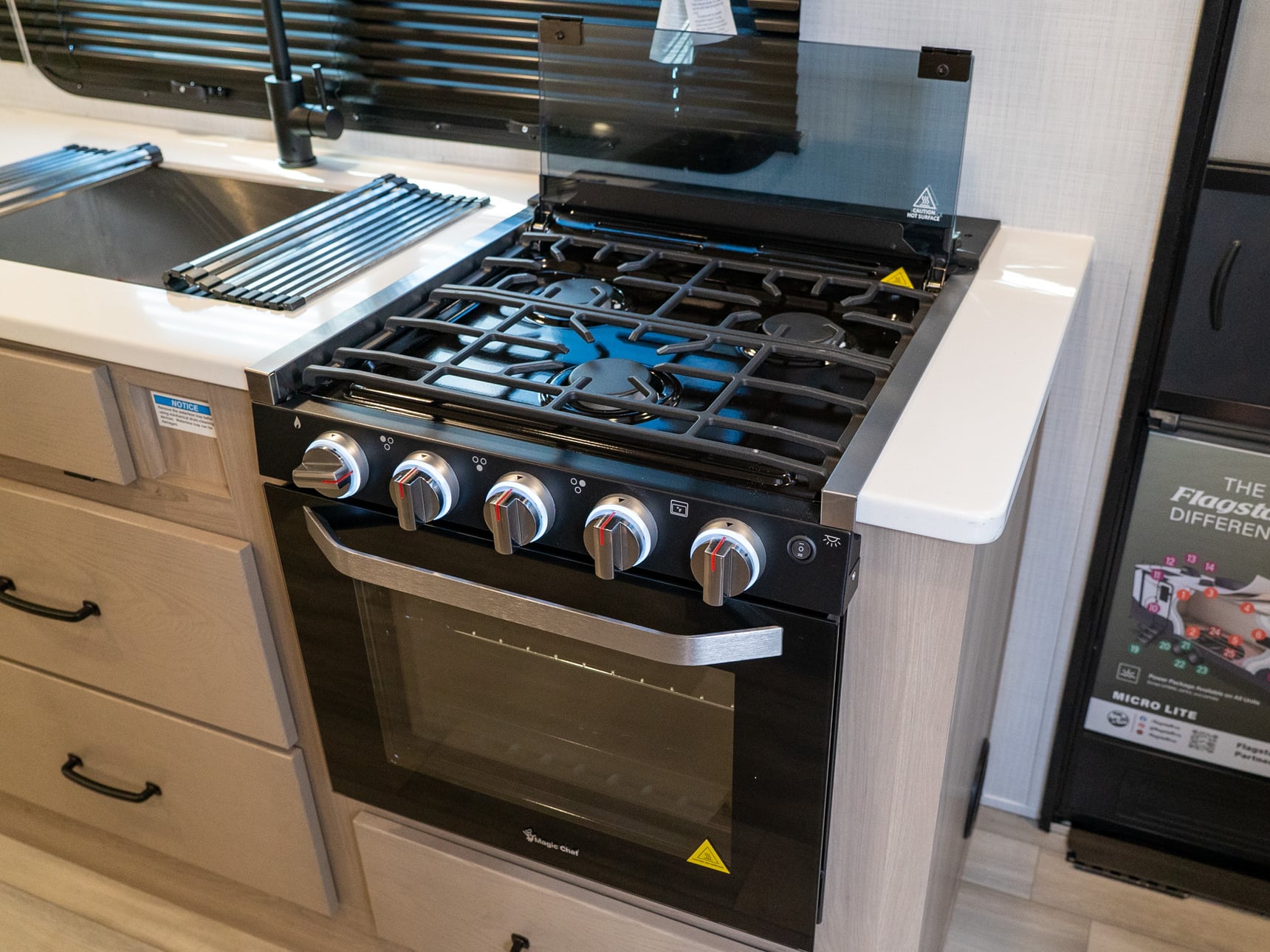 3-burner High Output Gas Range