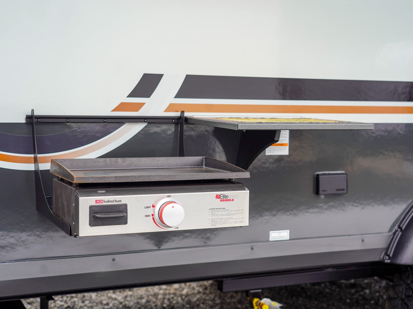 Outside Griddle with LP Hookup